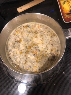 A picture of Mushroom Soup.
