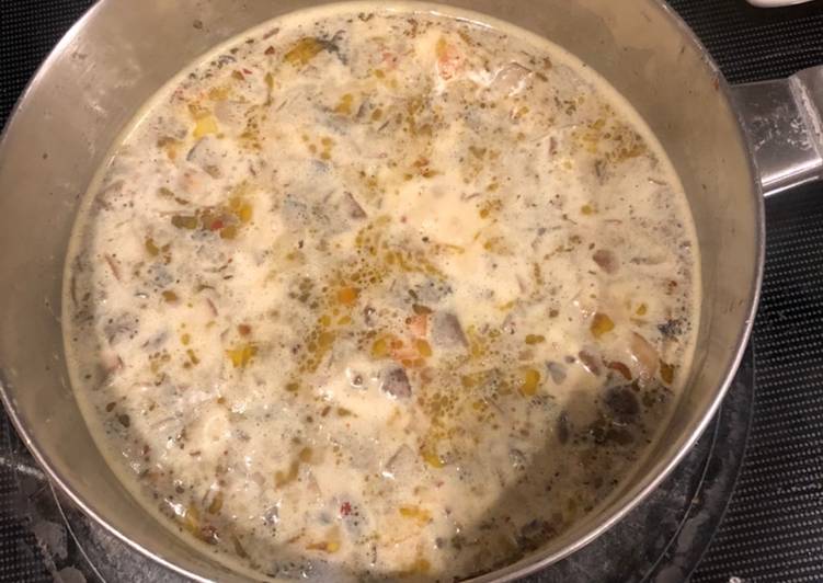 Simple Way to Prepare Speedy Mushroom Soup
