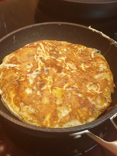 Una foto de Tortilla española lowcarb o baja en hidratos