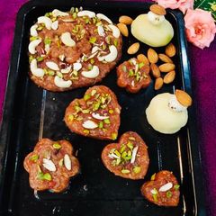 A picture of Potatoes Halwa.