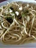 Spaguettis al Burro con Ajo