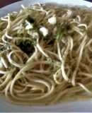Spaguettis al Burro con Ajo