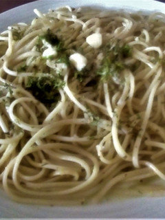 Una foto de Spaguettis al Burro con Ajo