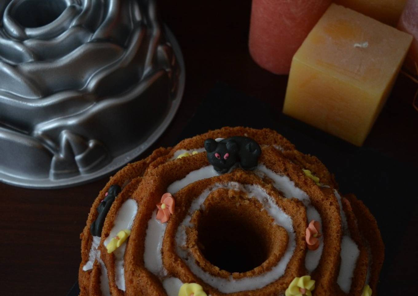 Bundt Cake Integral de Calabaza, Manzana y Vainilla