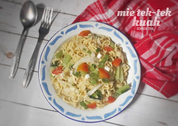 Resep Mie Tek-Tek #pr_anekamiekuah Anti Gagal