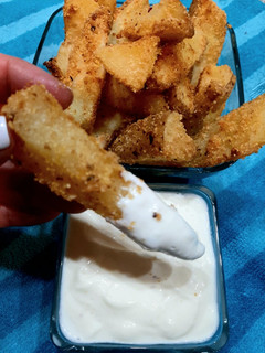 Una foto de Papas bravas