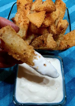 Una foto de Papas bravas