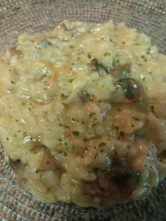 Una foto de Risotto de champiñones fácil