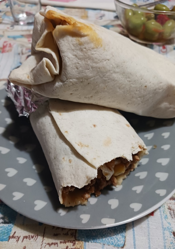 Una foto de Burritos de carne de res o cerdo
