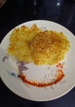 A picture of Potato pancakes.