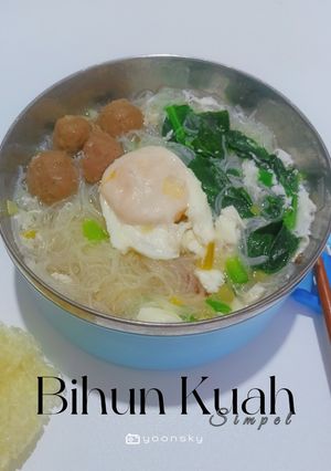 Foto resep Bihun Kuah Simpel
