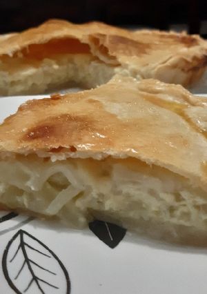 Una foto de Tarta de Queso y cebolla