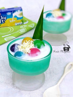 Foto resep 248. Putri Mandi Rainbow Isi Keju
