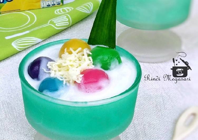 resep cara mengolah 248. Putri Mandi Rainbow Isi Keju