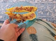 A picture of crushed pineapple