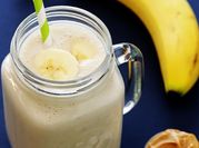 A picture of breakfast smoothie