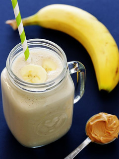 A picture of Banana Smoothie for gaining weight 💪🙏.