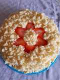Torta mimosa alle fragole