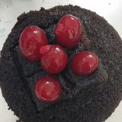 A picture of Whole wheat choco lava cake.