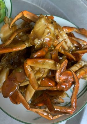 Hình của món Cua rang me.