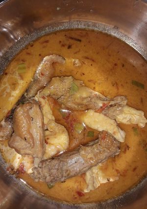 Foto resep Lodeh ayam + tahu sederhana
