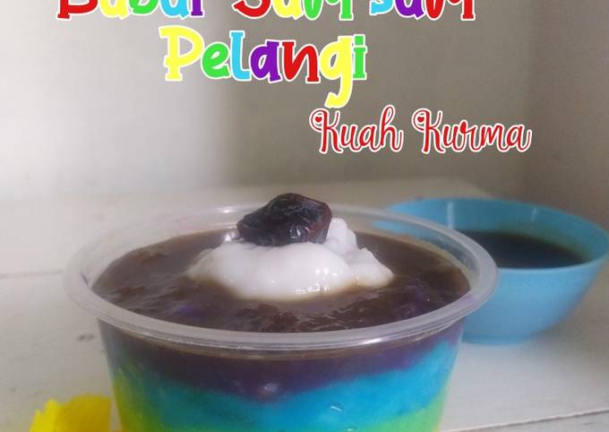 Bubur Sum Sum Pelangi Kuah Kurma