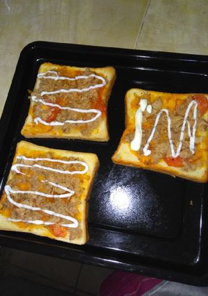 Foto resep Pizza roti tawar