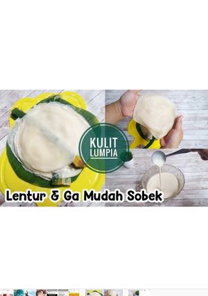 Foto resep Kulit Lumpia Lentur Ga Mudah Sobek