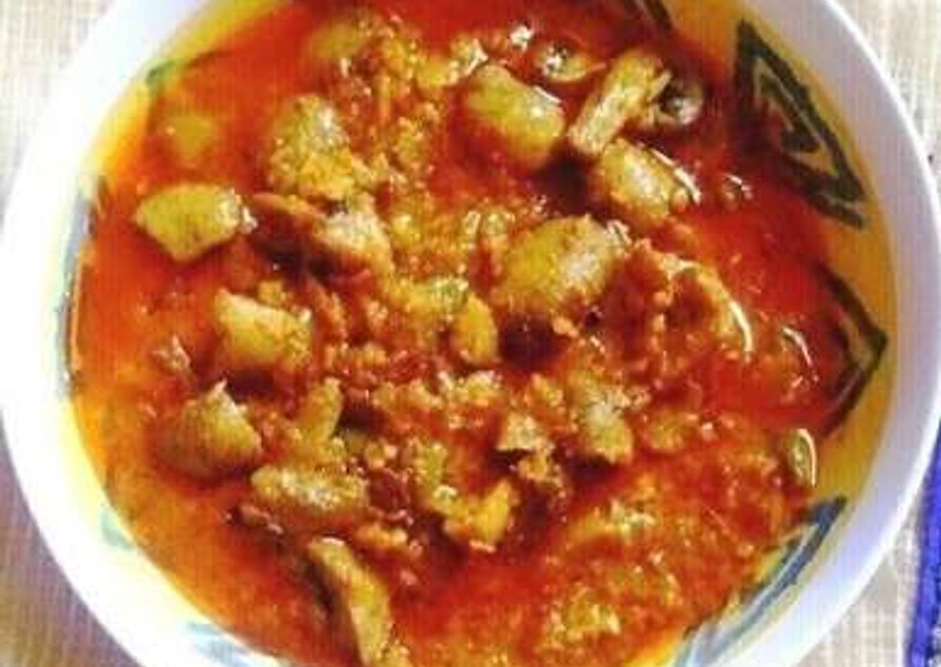 Mushroom Gravy Curry Indian Restaurant Style
