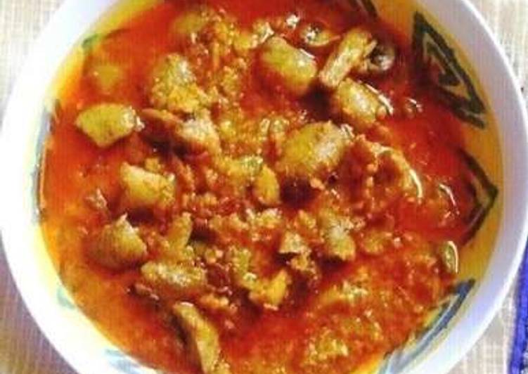 Recipe of Perfect Mushroom Gravy Curry Indian Restaurant Style