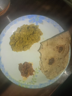 A picture of Moong ki bhuni hui dal.