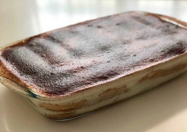 Tiramisú con queso batido con o sin Thermomix