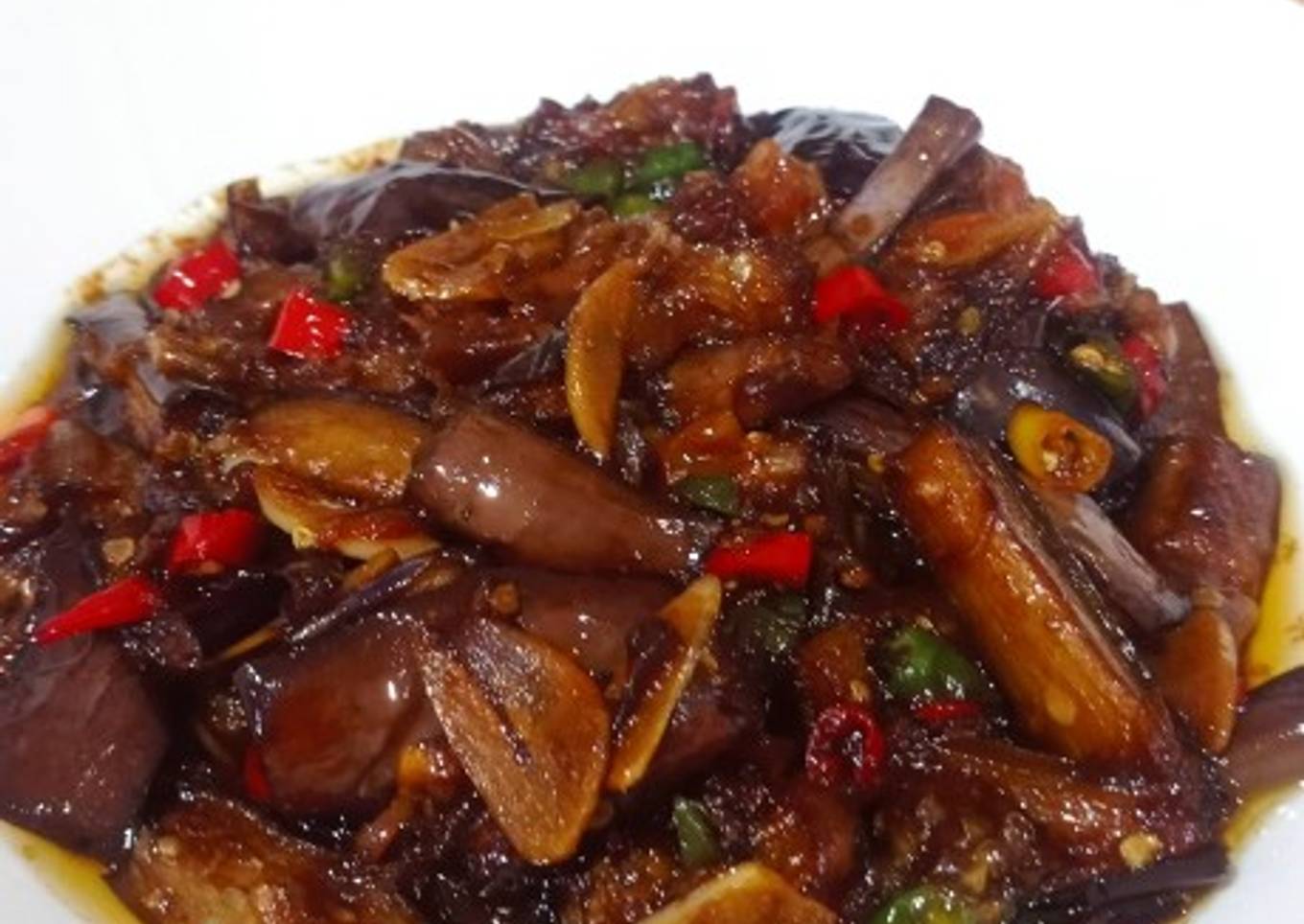 Resep Terong kecap pedas Anti Gagal