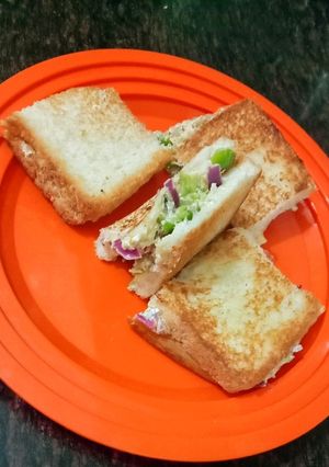 A picture of Curd Sandwich Bites.