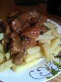 Pollo mongoliano a la cerveza