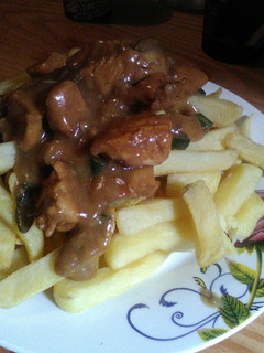 Una foto de Pollo mongoliano a la cerveza