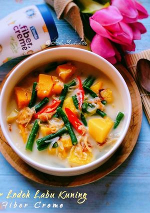 Foto resep Sayur Lodeh Labu Kuning Fiber Creme