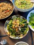 Stir-Fried Water Spinach w/ Fermented Shrimp Paste | Rau Muống Xào Tỏi Mắm Tôm