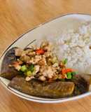 Cà tím om thịt băm