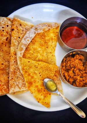 A picture of Puran Poli.