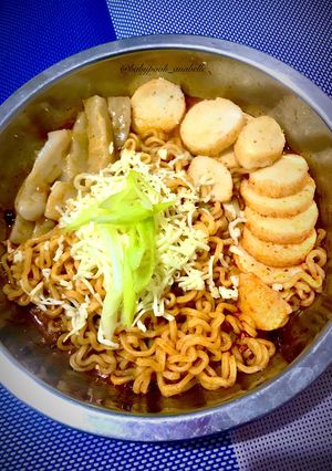 Foto resep Rabokki Ala2 With Mie Sedap Korean Spicy Soup