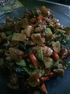 Foto resep Tumis cumi asin petai