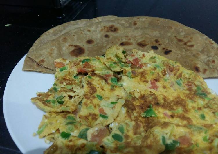 Mix veggitable omelet