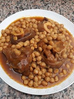 صورة لوصفة الكرعين بالحمص