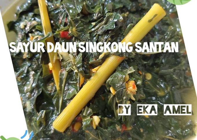 Sayur Daun Singkong Santan