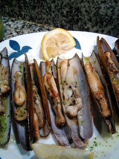 Una foto de Navajas a la Plancha