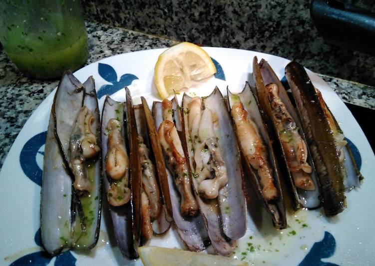 Navajas a la Plancha