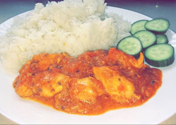 ادام بطريقة هندية مع رز ابيض بطريقة فنو