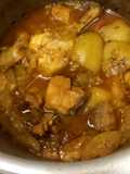Chicken with kadu sharif