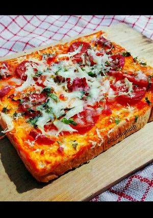 Foto resep Pizza Roti Tawar